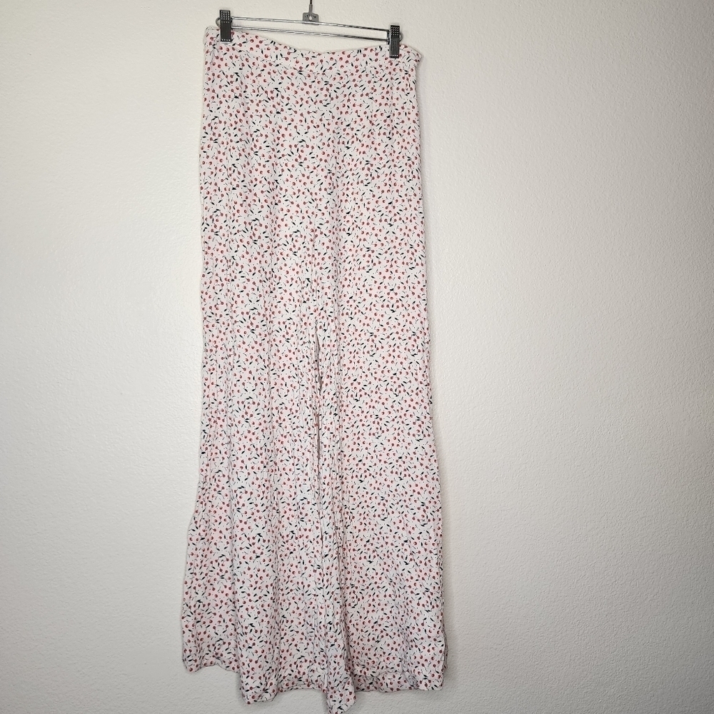 Free People Cherry Easy Peasy Printed Wideleg Pants 6 - Picture 4 of 6